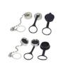 BOXUWFO 1pcs GX12 GX16 GX20 Aviation Connector Plug Cover Water Proof Cover Du/*st Metal/Rubber Cap Circular Connector Protective Sleeve(Rubber GX16) view 3
