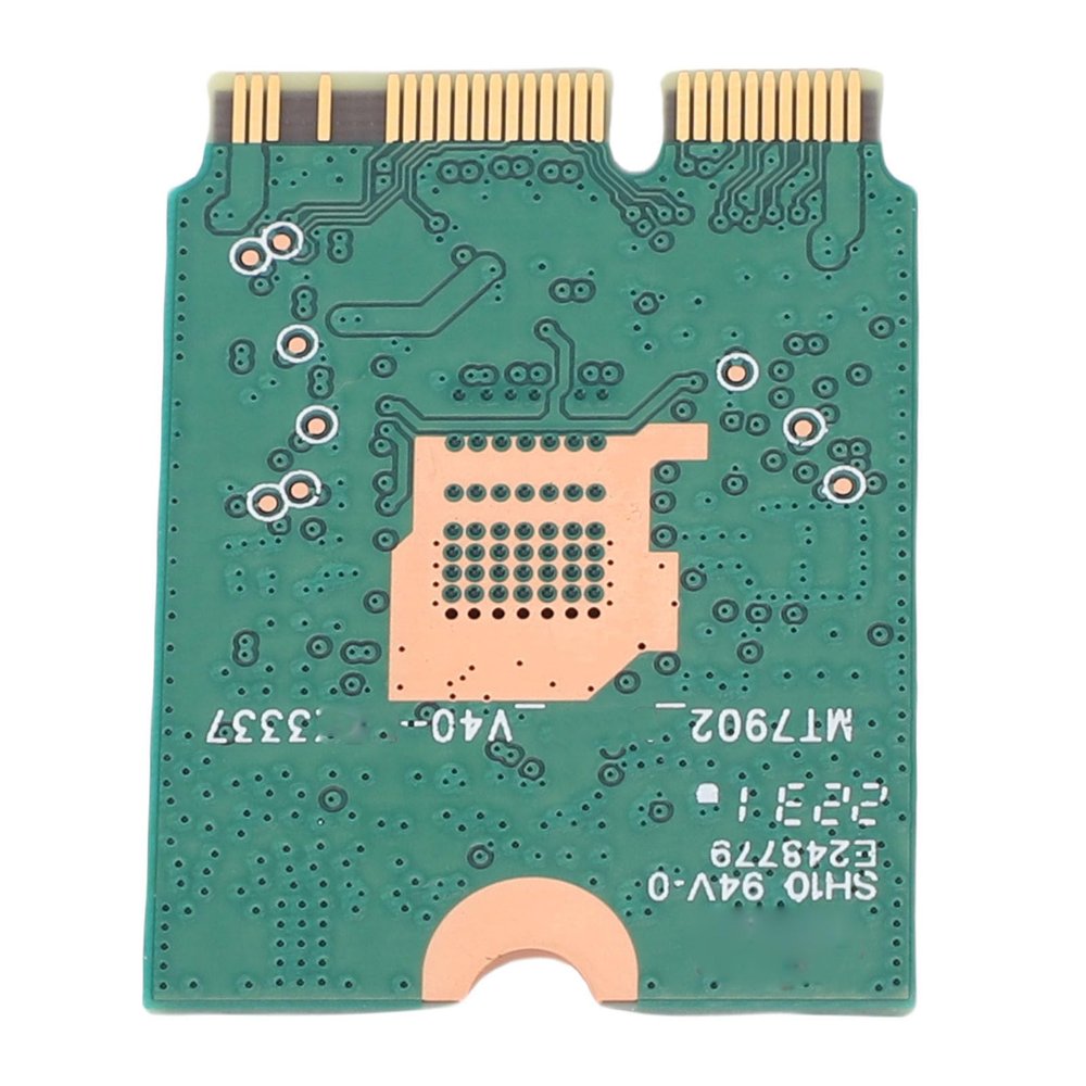 Wisoqu Wi Fi 6E Wireless Card, 4200Mbps Band NGFF M.2 Network Card with 5.2, Low Latency, Support 10 11, 2.4GHz 5GHz 6GHz