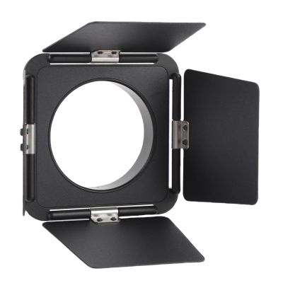 Wisoqu Four Leaf Reflective Baffle, Small Mount Video Light Baffle, Aluminum Alloy Light Baffle for Video Lights, Designed with for Quick Attachment