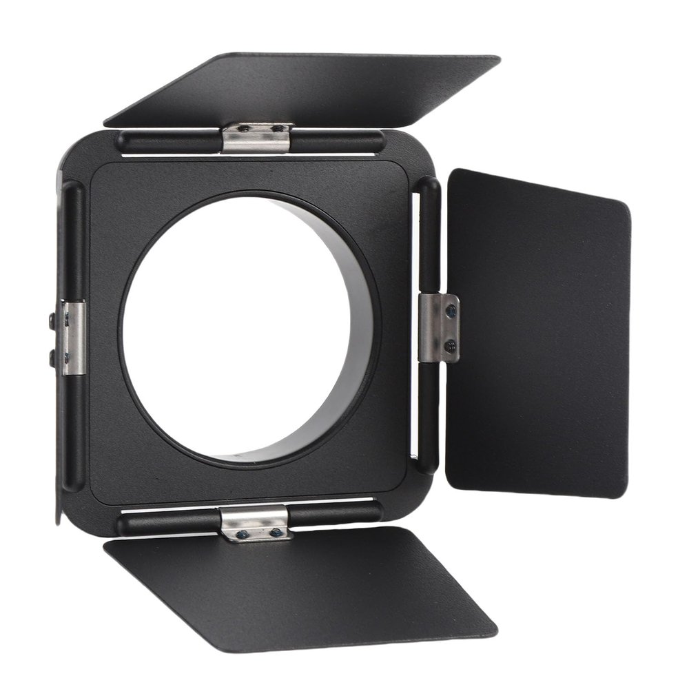 Wisoqu Four Leaf Reflective Baffle, Small Mount Video Light Baffle, Aluminum Alloy Light Baffle for Video Lights, Designed with for Quick Attachment