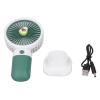 Aoaoy Handheld Fan, Portable USB Rechargeable Pocket Fan for Outdoor Activities, Commuting Traveling (Avocado Green) view 4