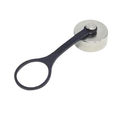 BOXUWFO 1pcs GX12 GX16 GX20 Aviation Connector Plug Cover Water Proof Cover Du/*st Metal/Rubber Cap Circular Connector Protective Sleeve(Part Metal GX16)