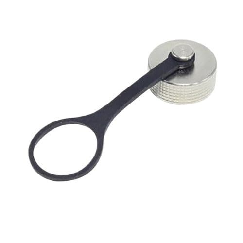 BOXUWFO 1pcs GX12 GX16 GX20 Aviation Connector Plug Cover Water Proof Cover Du/*st Metal/Rubber Cap Circular Connector Protective Sleeve(Part Metal GX16)