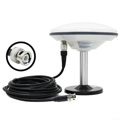 GNSS Antenna, AG15 AG25 Antenna With 5M Signal Cable,Multi-Frequency Support L1 L2 For BeiDou For GLONASS For Galileo For Surveying Mapping Agricultural Positioning With Magnetic Base(TNC-BNC)