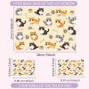 CREATCABIN Cat Laptop Stickers Decal 1510.6In Netbook Laptop Skin Sticker Universal Reusable Notebook Skin Cover Case for Back Side of The Touch Pad and LCD Screen to Protect Surfaces from Scratches view 2