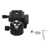 Wisoqu 35mm Low Profile Tripod Ball Head Camera Ball Head, Aluminum Alloy Panoramic Plate, Portrait Photography Gear for Monopod, DSLR Camcorder view 2