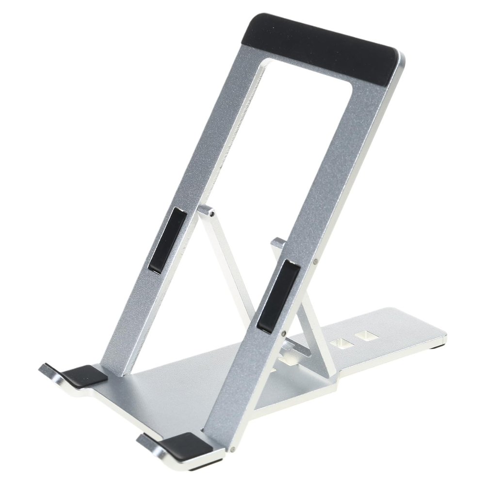 CATHATRR Phone Holder Foldable Tablet Cradle Mount Adjustable Lazy Bracket Smartphone Dock Car Phone Holder Mount Dock Foldable Lazy Bracket Aluminum