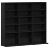 CD Cabinet Black Oak Engineered Wood Medium CD Cabinet view 2
