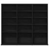 CD Cabinet Black Oak Engineered Wood Medium CD Cabinet view 4