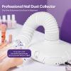 Nail Dust Collector Tech Professional - Dust Vacuum Machine with Tube view 2
