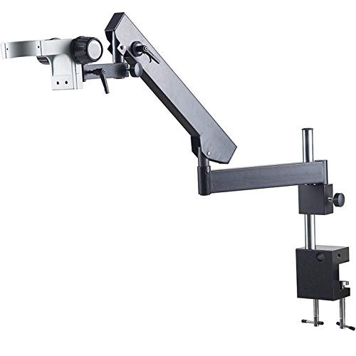 1pc Adjustable Direction Rotating Bracket Articulating Stand Clamp 76mm A3 Head Holder for Stereo Binocular Trinocular Microscopio(B 25MM Column)