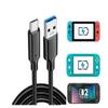 10FT Extra Long USB C Charging Cable Cord Wire for Home & Car Compatible with Nintendo Switch/Switch Lite/Switch OLED/Switch 2, Charger for Switch and Switch Lite view 1