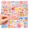 100pcs Cute Snack, Food, and Drink Stickers Set - Kawaii Small Stickers for Teens, Boys, Girls, and Adults view 4