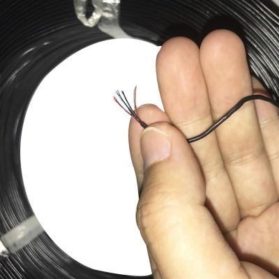 Cable flexible PVC Headphone Cable Repair Line, 8/0.08mm Multi-core Conductor Enameled Wire, 2/3/4/5/6/8/9 Core Soft Cable extension connector (Color : 9core OD 1.7mm, Size : 10meter)(3core OD 1.4mm,5