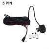 170 Degree Car DVR Rear View Camera, 5 Pin Car Mirror Dash Cam DVR Rear View Camera for Driving Recorders, Waterproof 2.5mm view 2