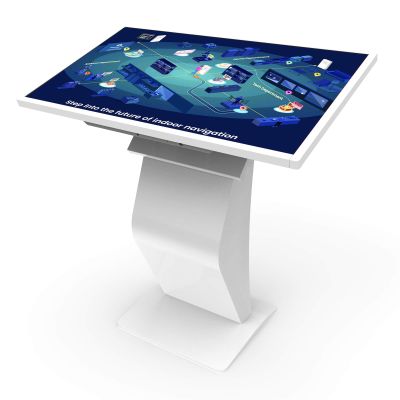 32 inch Touch Screen Kiosk, Install APP, Browser Search, LCD Screen Self Service Kiosk, K-style Stand Inquiry Machine, Interactive Display for Mall Navigation/Self-Ordering/Advertising/Retail Store