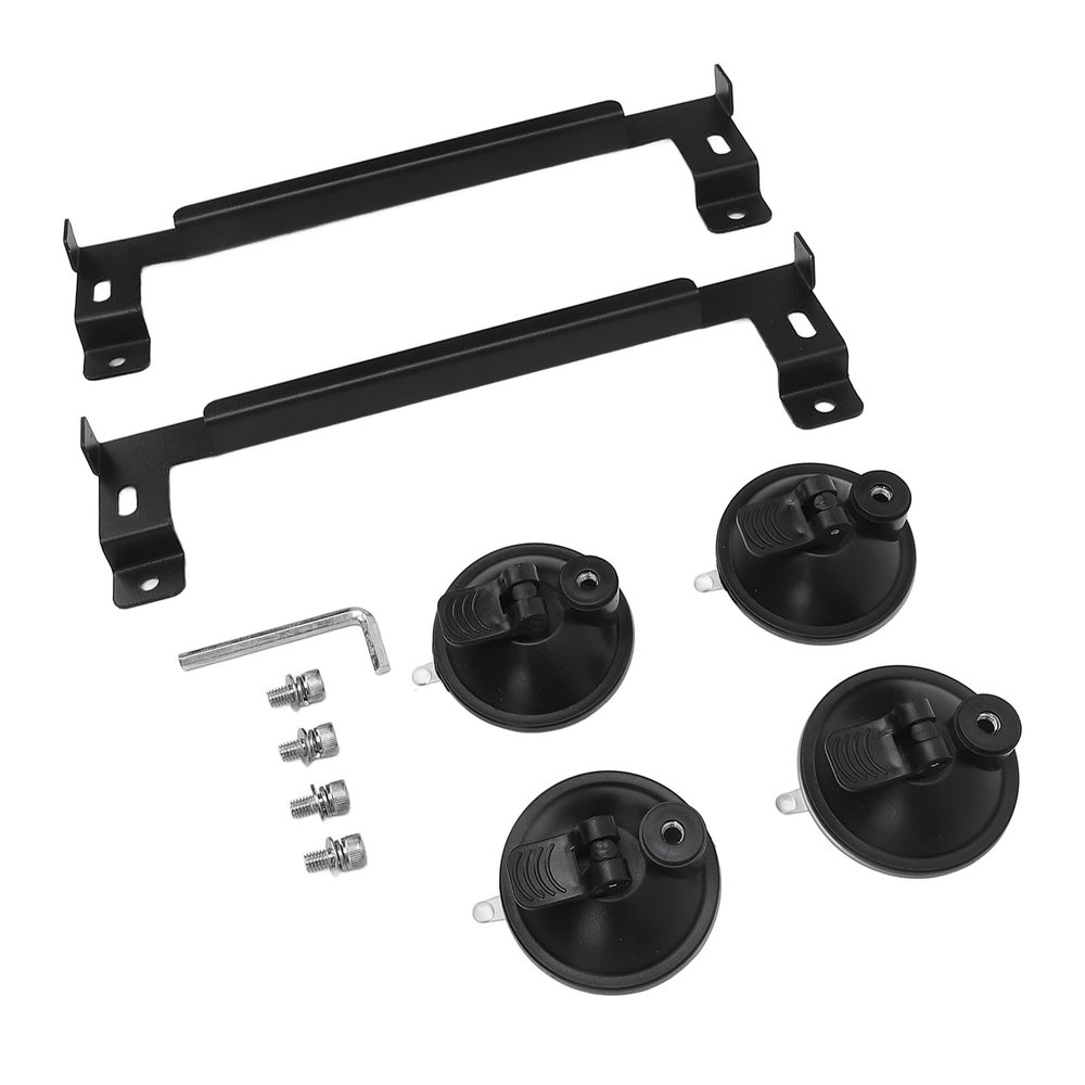 WALFRONT Strong Adsorption Car Sunroof Mounting Kit Compact Size ABS Metal Material Car Sunroof Mount for Mini Satellite Dish for Car Window Roof RV Yacht