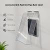 dgyezhao Plastic Flip Lock outdoor weatherproof keypad cover,Door Access Control Rain CoverDoorbell protector(Transparent) view 2