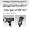 Godox S-R2 Round Head Adapter - Compatible with AD200 Series, V860III, V850III, TT685II, V480 (V480 Needs Gasket) & Canon/Nikon/Sony Flashes - Works with AK-R1 Kit for Creative Lighting view 3