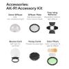 Godox S-R2 Round Head Adapter - Compatible with AD200 Series, V860III, V850III, TT685II, V480 (V480 Needs Gasket) & Canon/Nikon/Sony Flashes - Works with AK-R1 Kit for Creative Lighting view 4