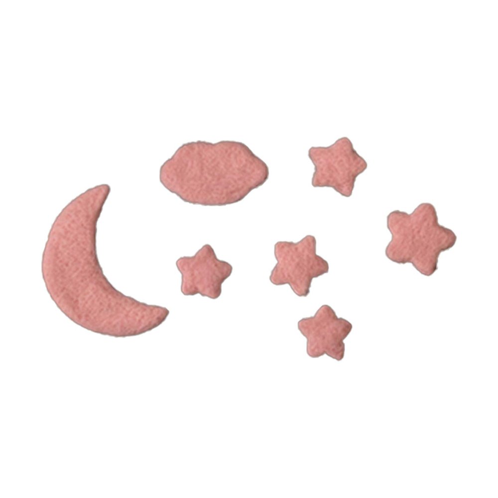 7Pcs/Set Handmade Baby Wool Felt Stars Moon Cloud Home Party Decorations Newborn Photo Photography Props Baby Photo Decoration
