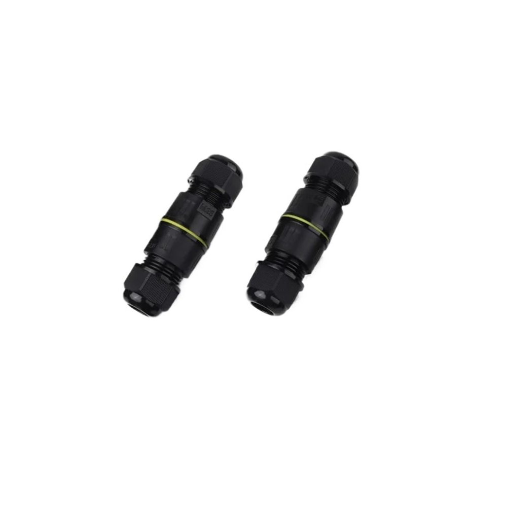 LGQWZMUG IP68 Mini Waterproof Connector Cable Gland 2/3/4/5 Pin Splitter Type I Outdoor(IP68-M25 2P 9-12mm)
