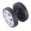 anfohz Luggage Replacement Wheels 4Pairs 60x12mm Luggage Replacement Wheel Universal Double Rubber Suitcase Repair Kit For Most Of Wheels Rolling Luggages(Silver) view 4