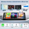 Android 14 Double Din Car Radio for VW Touareg 2003-2010 with Carplay Android Auto, 9" Touch Screen Car Radio Upgrade Head Unit GPS Navi Bluetooth WiFi Mirror Link FM RDS AHD Backup Camera 2+32G view 3