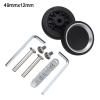 Luggage Replacement Wheels 4 Pairs Replace Wheel with Screw for Suitcase Caster Axles Repair Kit for Most of Wheels Rolling Luggages(50x17) view 2