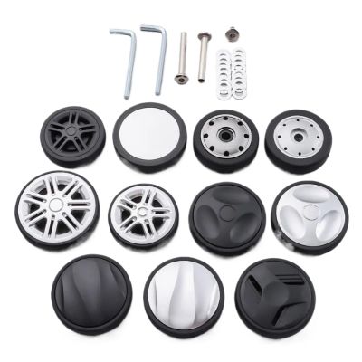 anfohz Luggage Replacement Wheels 2 Pairs Replace Wheel With Screw For Travel Lugage Caster Axles Repair Kit For Most Of Wheels Rolling Luggages(49x14.5)