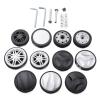 anfohz Luggage Replacement Wheels 2 Pairs Replace Wheel With Screw For Travel Lugage Caster Axles Repair Kit For Most Of Wheels Rolling Luggages(49x14.5) view 1