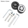 anfohz Luggage Replacement Wheels 2 Pairs Replace Wheel With Screw For Travel Lugage Caster Axles Repair Kit For Most Of Wheels Rolling Luggages(49x14.5) view 2