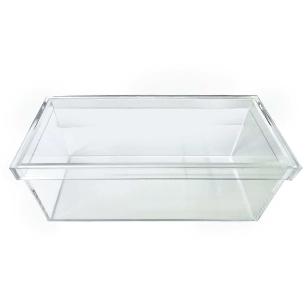 Ultra Clear Acrylic Display Case: Premium Dustproof Keepsake Box with Lid for Jewelry & CollectiblesCustomizable(25x15x10cm)