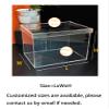 Ultra Clear Acrylic Display Case: Premium Dustproof Keepsake Box with Lid for Jewelry & CollectiblesCustomizable(25x15x10cm) view 2