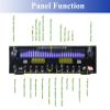 Digital Audio Stereo Graphic Equalizer, Digital Equalizer, Noise Reduction, for Recording Studio, Optical/coaxial Decoding, for Home Theate, KTV Venues, Music Studios view 4