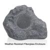 Sound Town Pair of 2-Way 5.25" High Fidelity Passive Outdoor Rock Speakers, Weather-Resistant, 70V/100V/8-Ohm, Commercial Installation for Garden, Yard, Deck, Gray (ROCK-52G-PAIR) view 2