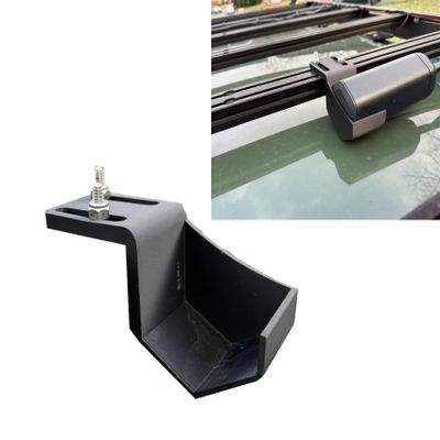 Roof Rack Antenna Bracket Compatible with Weboost, Vibration Stabilizer Mount with PETG Clamp for Overland Antenna on Vehicle Roof Racks