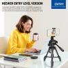 NEEWER ENTRY LEVEL VERSION Mini Desk Tripod for Camera, Small Compact Portable DSLR Camcorder Webcam Stand, 3 Way Pan Tilt Head Cell Phone Holder Mount Compatible with iPhone for Video Recording, TP52 view 2