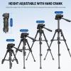 NEEWER ENTRY LEVEL VERSION Mini Desk Tripod for Camera, Small Compact Portable DSLR Camcorder Webcam Stand, 3 Way Pan Tilt Head Cell Phone Holder Mount Compatible with iPhone for Video Recording, TP52 view 4