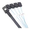 0.5M Reverse MI NI S*A*S SFF-8087 36P to 4 SATA 7pin Without Latch for Sever Internal Cables view 3