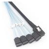 0.5M Reverse MI NI S*A*S SFF-8087 36P to 4 SATA 7pin Without Latch for Sever Internal Cables view 4
