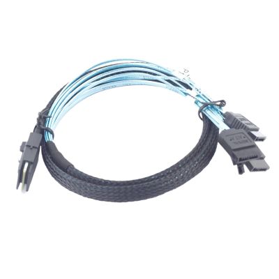 1.0M MI NI S*A*S SFF-8087 36P to 4 SATA 7pin Without Latch for Sever Internal Cables