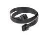 bodateng PSU 8Pin to 4+4Pin ATX/EPS12V CPU Power Cable for GX-650, GX-550, GX-500 GX Series Modular Power, 18AWG Flat 60 CM view 4