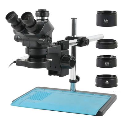 1pc 3.5X 7X-50X 100X Simul Focal Stereo Trinocular Microscope 24MP 48MP 55MP 4K 1080P HDMI USB Type C Video Camera Zoom in Observe(Without Camera)