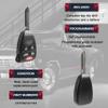 USARemote Key Fob Replacement for 2005 2006 2007 2008 2009 2010 2011 2012 2013 2014 Chrysler 200 300 Aspen Sebring Dodge Avenger Durango Jeep Commander Grand Cherokee Liberty 5-Button (OHT692427AA) view 4