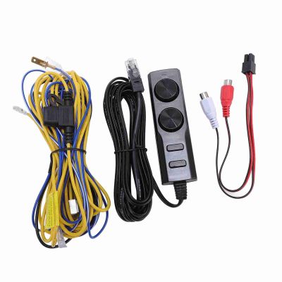 Zopsc Wire Control for TS WX130DA Subwoofer, ABS Car Stereo Controller with Bass Boost, Phase Switch and Gain Adjustment