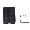 4 Enclosure Aluminum Alloy Protective Shell Heat Dissipation Cooling Case for 4 Model B Black with Screws and Wrench view 1