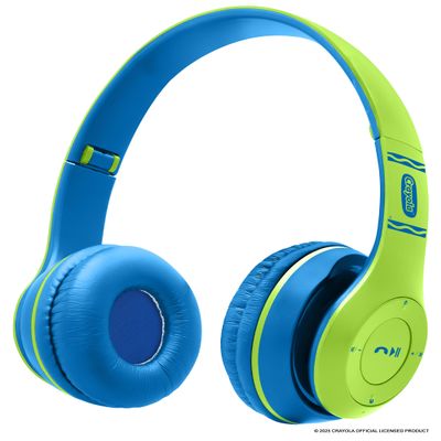 Crayola Kids Over Ear Headphones, Wireless Headphones Bluetooth 5.0 with Microphone, Lightweight Comfortable Head Phones for Home Travel, 5H Playtime, Rechargeable, Hi-Res Sound Audio, FM Radio