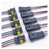 1/2/3/4 Pin Water Proof Connector, Electrical Terminal Quick Connector, 10Pcs/ 5Sets, with Wire, Suitable for Cars, Ships, Etc.(1Pin 10PCs (5Sets)) view 3
