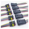 1/2/3/4 Pin Water Proof Connector, Electrical Terminal Quick Connector, 10Pcs/ 5Sets, with Wire, Suitable for Cars, Ships, Etc.(1Pin 10PCs (5Sets)) view 4